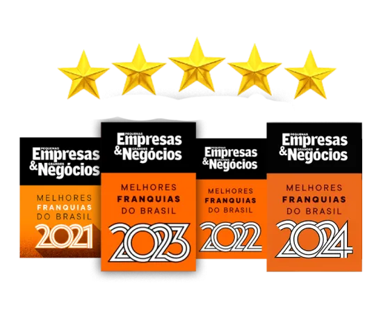 Premios franqua 5 estrelas de 2021 até 2024