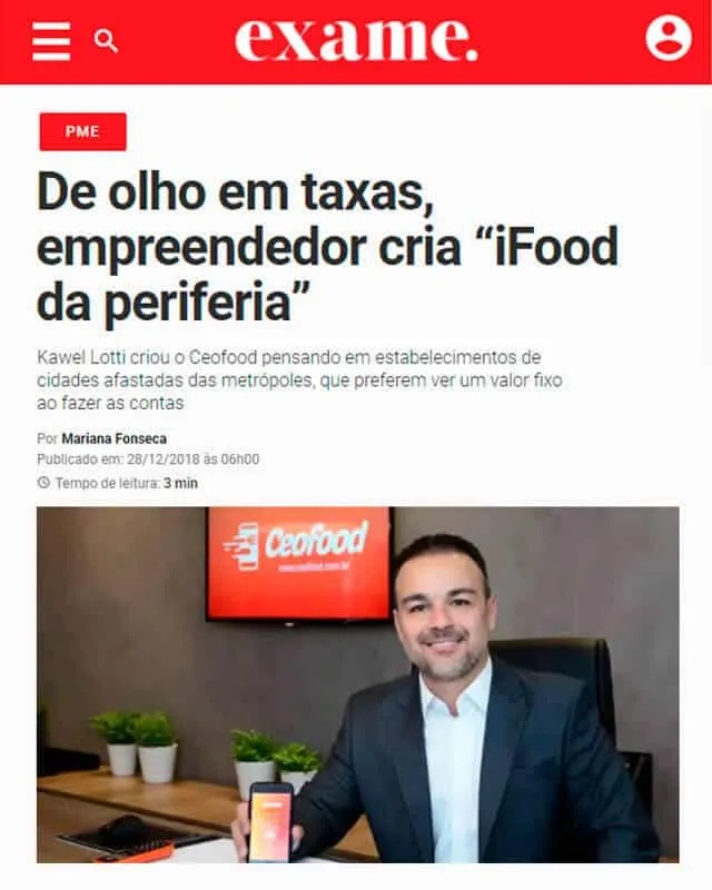 De olho em taxas, empreendedor cria 'Ifood de periferia'